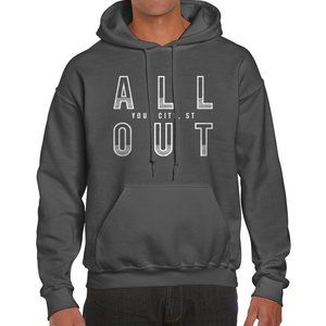 OrangeTheory ALL OUT Dry Blend Hoodie CHARCOAL